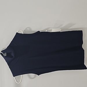 New Cielo Jeans size small women's sleeveless Turtleneck in Navy Blue